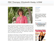 Tablet Screenshot of pbctherapy.com